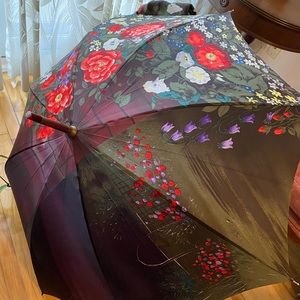 Jole Veneziani umbrella and silk scarf set
